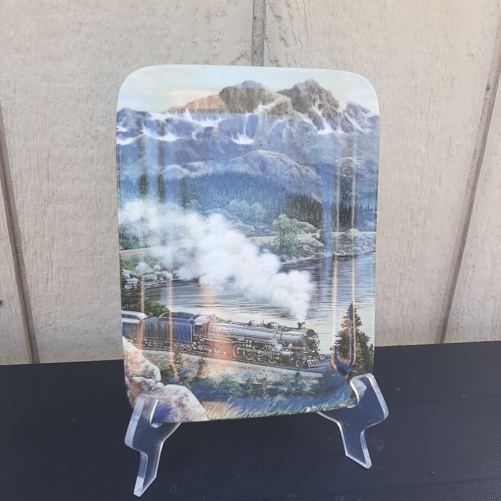 🛍Danbury Mint Decorative CollectorsPlate "As Travelers Forge Ahead" 2nd Issue